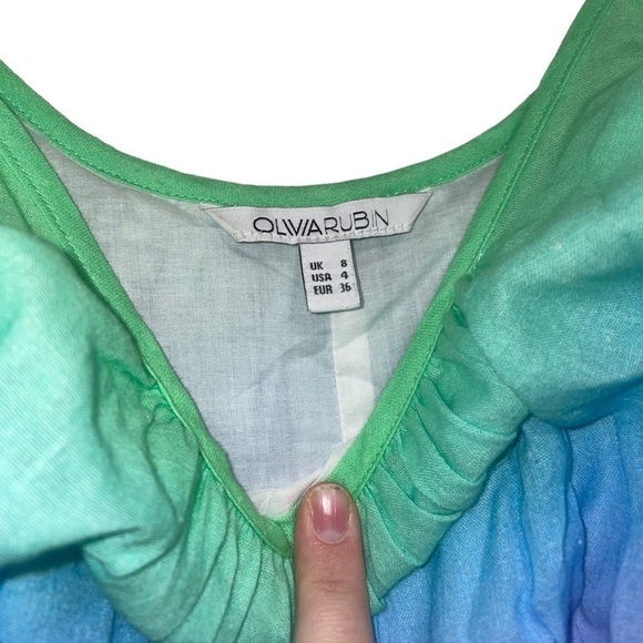 Olivia Rubin Babette Dress Pastel Ombré size 4 - Picture 12 of 14